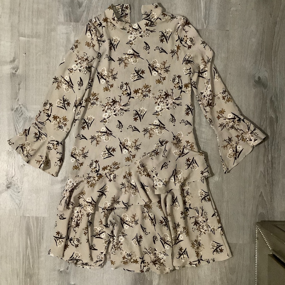 Nasty Gal Floral Midi Dress